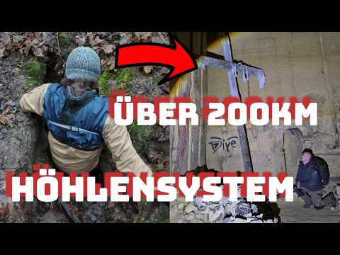 Europas größtes Höhlen-Labyrinth unter den Niederlanden/ Belgien. Über 200 Km, mit Übernachtung.