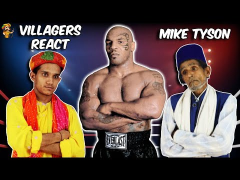 Villagers React To Mike Tyson's Epic Knockouts ! Tribal People React To Mike Tyson's Best Knockouts