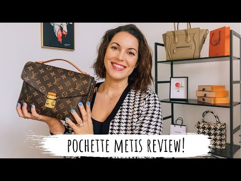 LOUIS VUITTON POCHETTE METIS 3 YR REVIEW including wear and tear, what fits inside & more| mrs_leyva