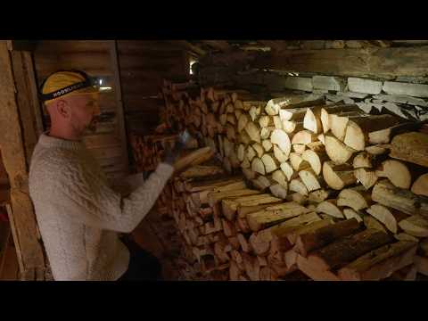 Storm Cleanup, Firewood Splitting & Self-Reliance - Life in the Norwegian Countryside