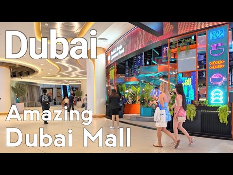 Dubai [4K] Amazing Dubai Mall, City Center Walking Tour 🇦🇪