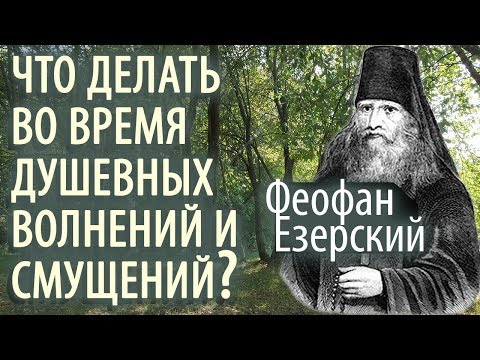 Что делать во время Душевных волнений и Смущений? Старец Феофан Езерский