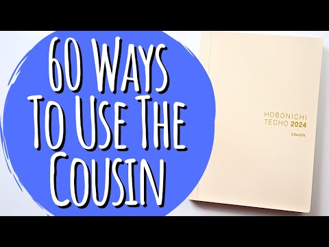 60+ Ways To Use The Hobonichi Cousin Planner in 2024