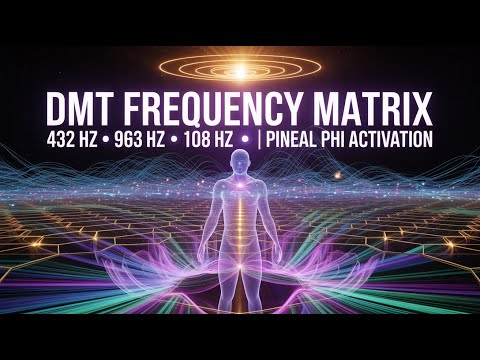 DMT Frequency Matrix | 432 Hz • 963 Hz • 108 Hz Pineal Phi Activation