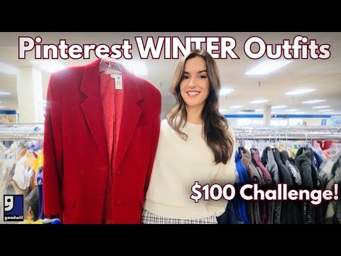Thrifting Pinterest Winter Outfits on a $100 Budget!