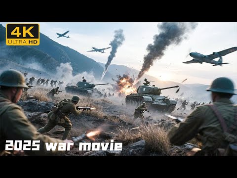 2025 war film: Volunteer troops fight to the last, destroy 100,000 enemies in one blow!
