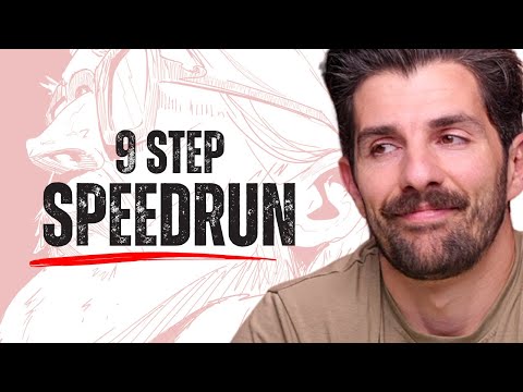 How to Draw Portraits in RECORD Time (from imagination)