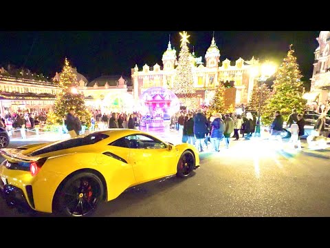 Monaco Glamour Magical Christmas at Iconic square & Supercars @emman25MC 