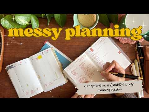 🗓️ How I use the A6 hobonichi techo + weekly supplement | cozy, messy, ADHD-friendly plan with me