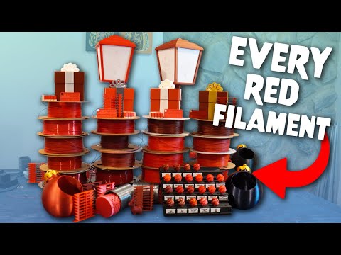 I Tested EVERY Red Filament