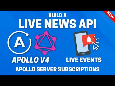 Build A Live News API with Apollo Server V4 Subscriptions and GraphQL (TypeScript Tutorial)