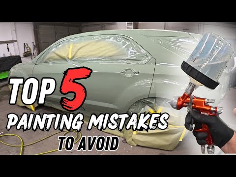 Top 5 Mistakes When Painting Your Vehicle at home! (Pro Tips Inside!)