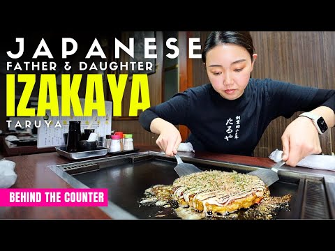 Behind the Counter at a Japanese Father & Daughter Izakaya Restaurant