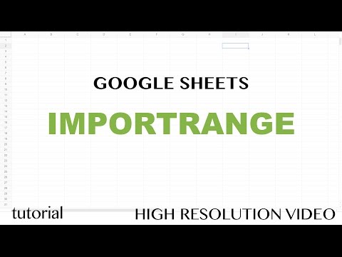 Google Sheets IMPORTRANGE Function Tutorial - Learn How to Pull Data From Other SpreadSheets