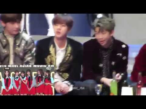 161202 BTS(방탄소년단) reaction to GFRIEND(여자친구) - Best Dance Performance Female @MAMA