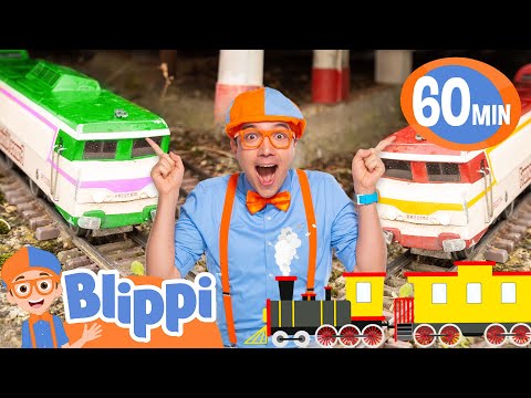 Blippi’s Big Train Adventure: The Giant Conductor! | Educational Videos for Kids