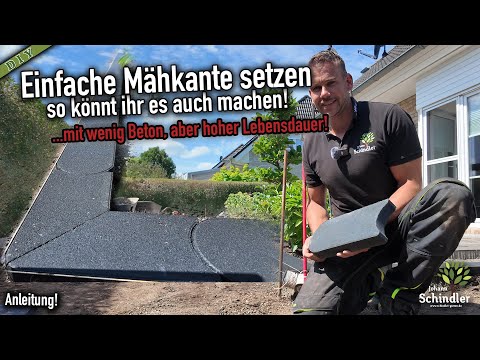 Simple mowing edge? We'll show you how to make it yourself. Instructions / DIY