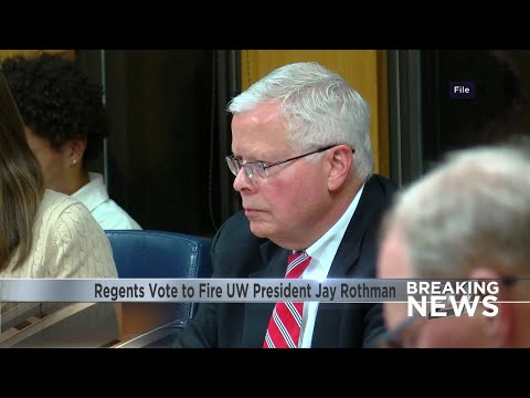 Universities of Wisconsin board votes to fire system president after he refused to quit