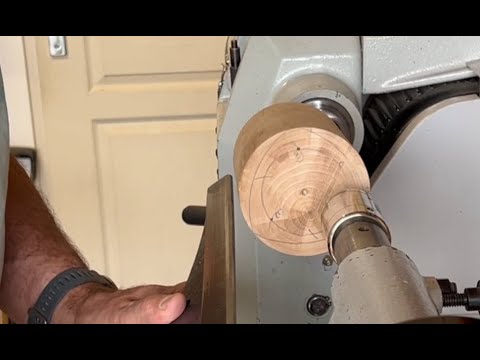 Off-center turning of a box (helical shape)