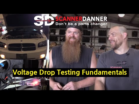 Voltage drop testing a parking light/turn signal circuit