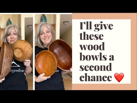 Restore Thrifted Wood Bowls / How I Restore Wooden Bowls To Resell on eBay / Full-Time Reseller