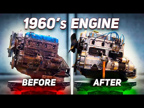 Epic 1960's GAZ Volga engine rebuild