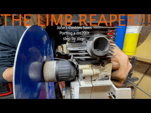 LIMB REAPER!!! John ports and polishes my old ms200t explaining every step of the way.