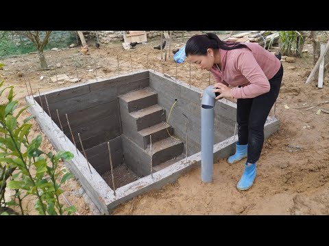 Girl Living Off Grid Built The Most Secret Underground $5000 Bunker in Her Backyard - Bushcraft