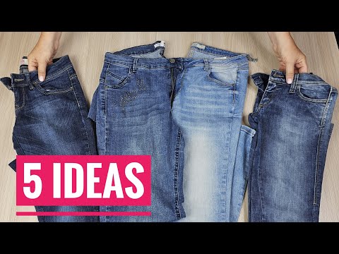 5 Cool Ideas What You Can Make From Old Jeans 👖 | DIY Remake