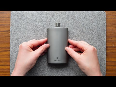 ABSURDLY EXPENSIVE but BEST Ultralight EDC Flask | Snow Peak Titanium Flask - Large
