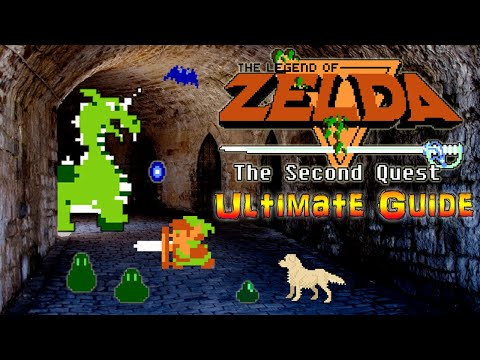 #Zelda The Legend of Zelda : SECOND QUEST - ULTIMATE GUIDE - ALL Levels, ALL Items, ALL Bosses, 100%