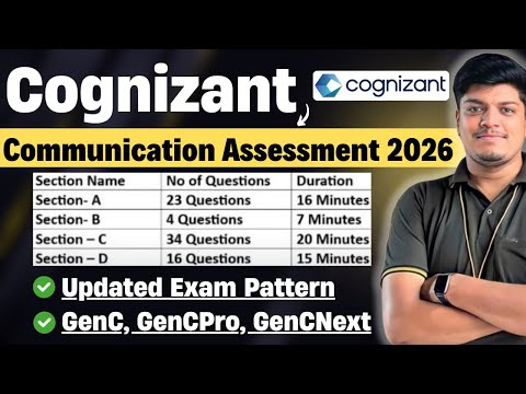 🔥Cognizant Communication Assessment 2026 | Cognizant Communication Actual Live Questions