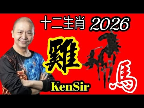 🐓㊙️🦄💖【馬年十二生肖】｜2026年｜生肖雞｜運程｜#電話號碼昇運 #八字 #十二生肖 