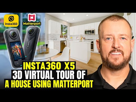 Insta360 X5 + Matterport App House Scan — Full 3D Tour Demo