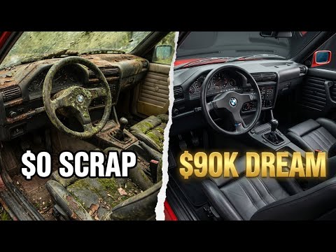 From Scrap to Showroom: Legend BMW E30 M3 Rebuild (ASMR POV)