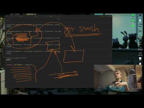 انبار موقتی گیت برای خرت و پرت‌ها: git stash