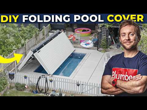 I MADE A FOLDING SWIMMING POOL COVER!