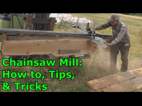 Chainsaw Mill: How To, Tips, & Tricks Cutting Boards & Lumber