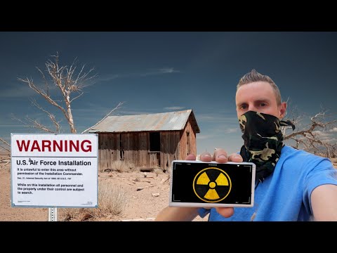 I Went to an Area 51 Ghost Town with a Geiger Counter (And Had a Standoff at the Back Gate!)