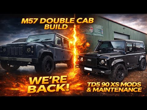Building an M57 Double Cab & Fixing a TD5 90 XS — Full Workshop Session