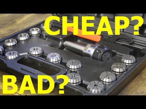 Testing a cheap Chinese er32 collet set, can it get any worse?