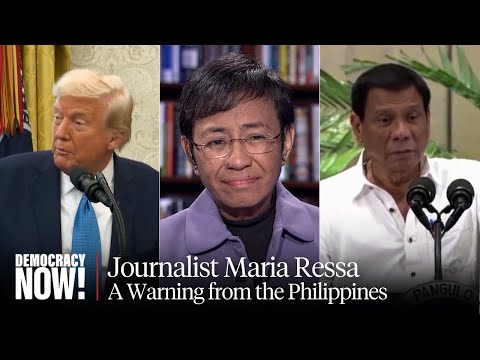 As Trump Attacks CBS, Maria Ressa Warns He Is Following Philippine Model to Crack Down on Free Press