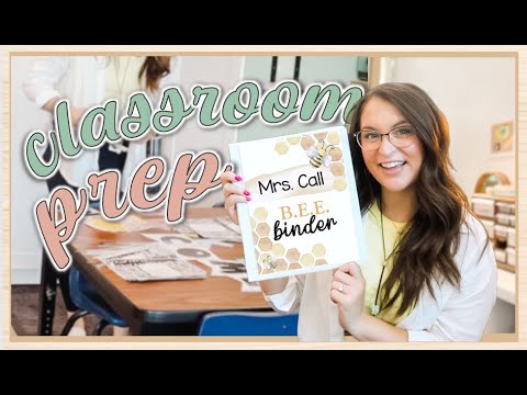 *classroom prep* bee binders, bulletin boards, and tips for getting ready for the year