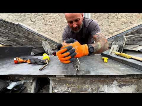 Leadwork welted joints, spa leadwork 