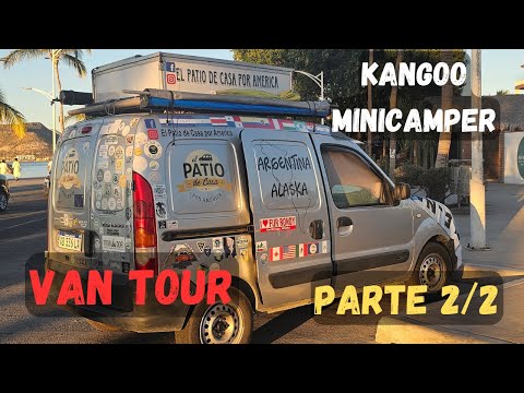 VAN TOUR 2 Renault Kangoo MINICAMPER, TOLDOS, DUCHA, BAÑO, TANQUE DE AGUA y ventilador