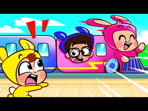 Subway Safety Rules 🚇 SUBSCRIBE for Funny Kids Songs And Nursery Rhymes♥️