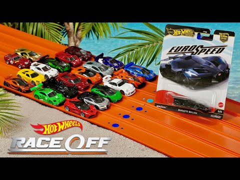 Hot Wheels Bugatti Bolide Chase vs 20 Supercar Exotics Race Tournament