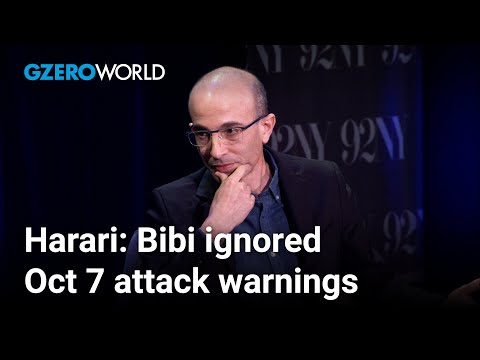 Yuval Noah Harari: Netanyahu's 'Deep State' fears enabled Oct 7 attack | Ian Bremmer | GZERO World