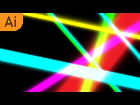 Create Laser Light Effects in Illustrator