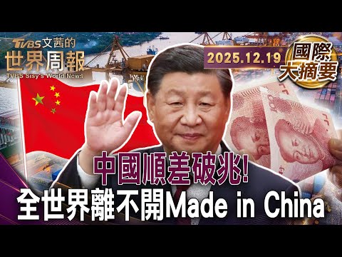 順差破兆背後 中國工廠內卷沒退路 傾銷全球續命｜房市未見底 中國深陷日式通縮 全國內卷躺平｜中國製造2025產能過剩 市場傾銷引爆全球圍堵【#國際大摘要】20251219 #中國製造 #順差破兆